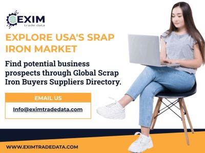 Explore USA'S srap iron market.
Find potential business prospects through global scrap iron buyers suppliers directory.
Visit here: https://eximtradedata.com/us-import-export-data
#USAImportExportdata
#usaimportdata
#usaexportdata
#globalimportexportdataprovider
#IndiaImportExportData
#importexportdata