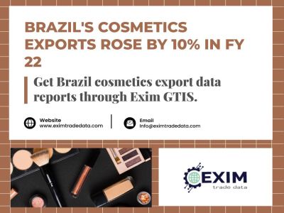 Brazil Cosmetic Exports rose by 10% in FY22.
Get Brazil cosmetics export data reports through Exim GTIS.
Visit here: https://eximtradedata.com/brazil-import-export-data
#brazilimportexportdata
#brazilimportdata
#brazilexportdata
#globalimportexportdataprovider
#IndiaImportExportData
#importexportdata