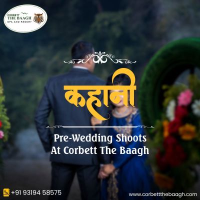 Jim Corbett Pre Wedding Shoot

Weddings are always special, bringing you immense joy and happiness. At Corbett The Baagh Spa &amp; Resort we understand and value the close knot tying hearts and souls, thus inviting all the to-be married couples for an amazing pre-wedding shoot amidst the elite ambiance, enveloped by the nature.

Visit at -  https://www.corbettthebaagh.com/blog/new-pre-wedding-shoot-destination-places-jim-corbett