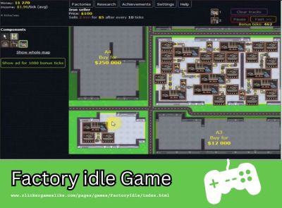 Find Out Games Like Factory Idle

Explore the world of industrial simulation with Games Like Factory Idle, where strategic planning and efficient production are key. Build and manage your virtual factories, optimize workflows, and experience the thrill of entrepreneurial success in these captivating industrial tycoon games.

Visit : https://clickergameslike.com/pages/games/FactoryIdle/index.html

#GamesLikeFactoryIdle
#GamesLikeAdventureCapitalist
#GamesLikeIdleMinerTycoon
#GameslikeSynergism
#GameslikeSwarmSimulator