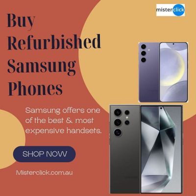 Discover premium refurbished Samsung phones at Mister Click! Our collection features carefully inspected and certified devices that deliver excellent performance at a fraction of the cost. Enjoy the latest technology without breaking the bank. Each refurbished phone comes with a warranty, ensuring your peace of mind. Shop with confidence and save money while enjoying the quality you deserve. Visit Mister Click today to find your ideal refurbished Samsung phone.   Visit US:  https://misterclick.com.au/collections/samsung