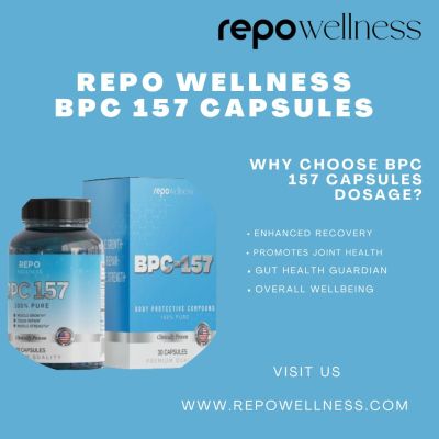 Get the benefits of Repo Wellness BPC 157 Capsules for optimal recovery. Our premium capsules are specially formulated to enhance your body’s healing capabilities, helping you bounce back faster. Perfect for those seeking improved health and vitality, our BPC 157 Capsules are easy to incorporate into your routine. Don’t miss out—try Repo Wellness BPC 157 Capsules today and elevate your wellness journey.

Visit US:  https://www.repowellness.com/products/repo-wellness-bpc-157-capsules