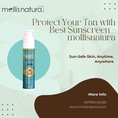 Protect your skin while achieving that perfect tan with Mollisnatura's best sunscreen for tanning. Our broad-spectrum formula shields against harmful UV rays while allowing for a beautiful, even tan. Enriched with nourishing ingredients, it keeps your skin hydrated and healthy. Ideal for beach days or outdoor activities, this sunscreen is lightweight and non-greasy. Don’t compromise on skin health—choose the best sunscreen for a stunning glow. Shop now for radiant skin.



Visit us:- https://www.mollisnatura.com/products/mollis-natura-sunscreen