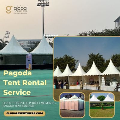 Need a stylish and practical tent? Global Event Infra offers pagoda tents for rent, perfect for any event. These tents feature a distinctive peaked design, providing both elegance and ample space. Ideal for weddings, parties, and corporate functions, our pagoda tents offer excellent weather protection and a sophisticated look. Contact us today to book your pagoda tent and make your event memorable. Choose Global Event Infra for top-quality rentals and outstanding service.


Visit us:- https://globaleventinfra.com/pagoda-tent-on-rent-in-mumbai/