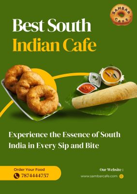 Discover Sambar Cafe, the top South Indian café renowned for its authentic and flavorful dishes. As a famous South Indian restaurant, we take pride in serving the best South Indian dishes that capture the essence of traditional flavors. From our crispy dosas to aromatic sambar and rich curries, every meal is a culinary delight. Whether you’re a fan of classic South Indian fare or looking to explore new tastes, Sambar Cafe is your go-to destination for an exceptional dining experience. Visit us to enjoy the finest South Indian cuisine in town!

Visit us:- https://sambarcafe.com