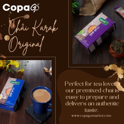 Launch your own Karak chai brand with CopgoMarket! As a leading private label manufacturer, we offer rich and flavorful Karak chai blends made from the finest ingredients. Perfect for tea lovers, our premixed chai is easy to prepare and delivers an authentic taste. Whether for retail or online sales, we help you create a unique product that stands out. Contact us today to explore how we can bring your Karak chai vision to life!


Visit us :- https://copagomarket.com/chai-karak-original/