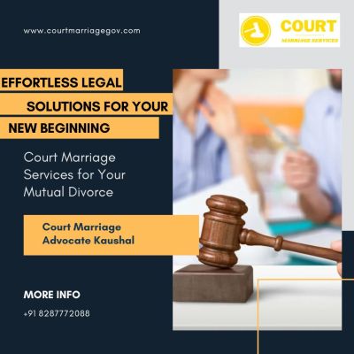 Need a mutual divorce lawyer in Delhi? Court Marriage Services offers expert legal guidance to simplify the process for you. Our experienced team handles all paperwork and provides support throughout the divorce proceedings, ensuring everything runs smoothly. We prioritize your needs and work towards a fair resolution. Trust us to make this challenging time easier. Contact us today for professional support and guidance during your mutual divorce!

https://courtmarriagegov.com/mutual-divorce-lawyer-in-delhi/