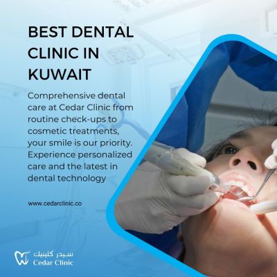 Visit Cedar Clinic, the best dental clinic in Kuwait, where your smile matters most. We offer a comprehensive range of dental services, from routine check-ups to cosmetic procedures like teeth whitening and veneers. Our team of expert dentists and hygienists are committed to providing personalized, effective treatments in a welcoming atmosphere. Choose Cedar Clinic for the finest dental care in Kuwait. Book your appointment now!


https://cedarclinic.co/dental-clinic-kuwait/