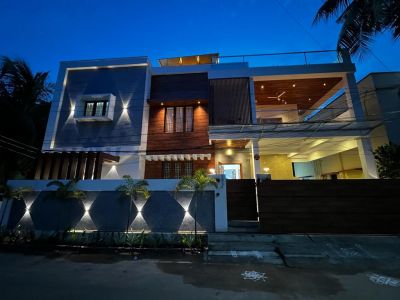 4.5bhk luxury villa with latest interior design