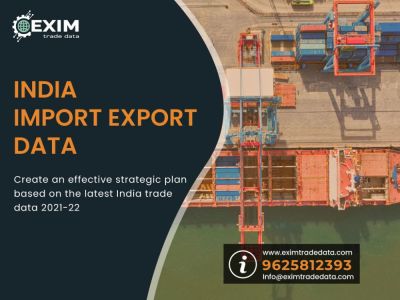 India Import export data
Exim trade data is providing the market intelligence research report on India import export data. Our research report helps you to expand your business in the Indian Market and also we help you to build strong relationships with active buyers &amp; suppliers present in the Indian market. Click on the link below to download the sample of import-export data.  - https://eximtradedata.com/india-import-export-data